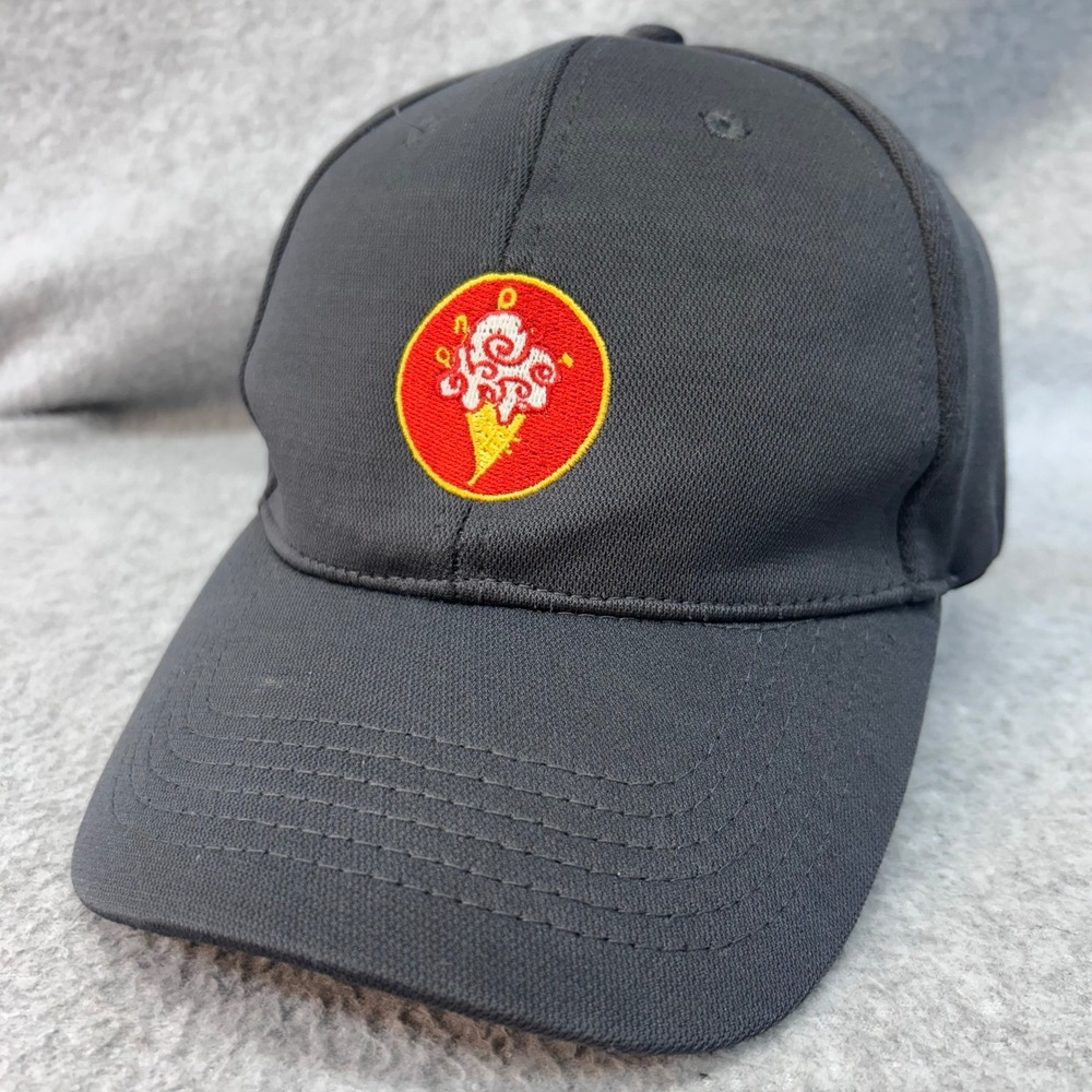 Ice Cream Cone Logo Mens Black Unbranded Baseball Cap Embroidered Stretch Fit OS